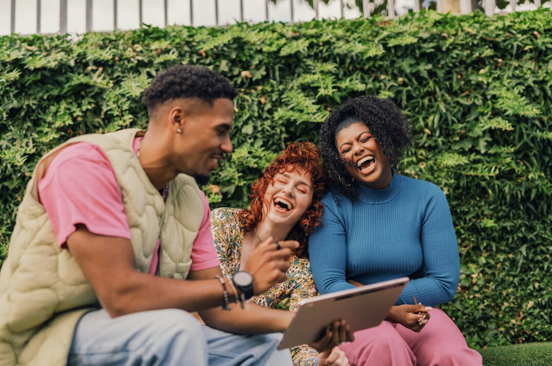 family discussing insurance