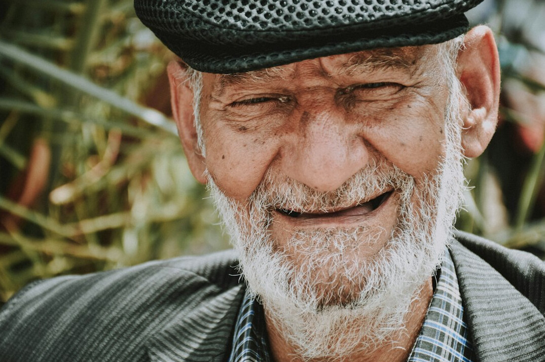 smiling senior after recovery